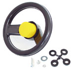 Rollytoys Stuur zwart met Toeter