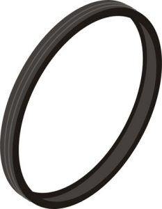 Rollytoys Rubber slijtband