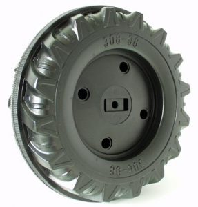 Rollytoys Wiel 308/98 inclusief rubber slijtvlak en bevestigingsmateriaal