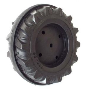Rollytoys Wiel 226/86 inclusief rubber slijtvlak en bevestigingsmateriaal