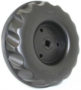 Rolltoys Wiel 390/150 nieuw type inclusief rubber slijtvlak en bevestigingsmateriaal