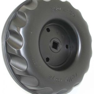 Rolltoys Wiel 390/150 nieuw type inclusief rubber slijtvlak en bevestigingsmateriaal